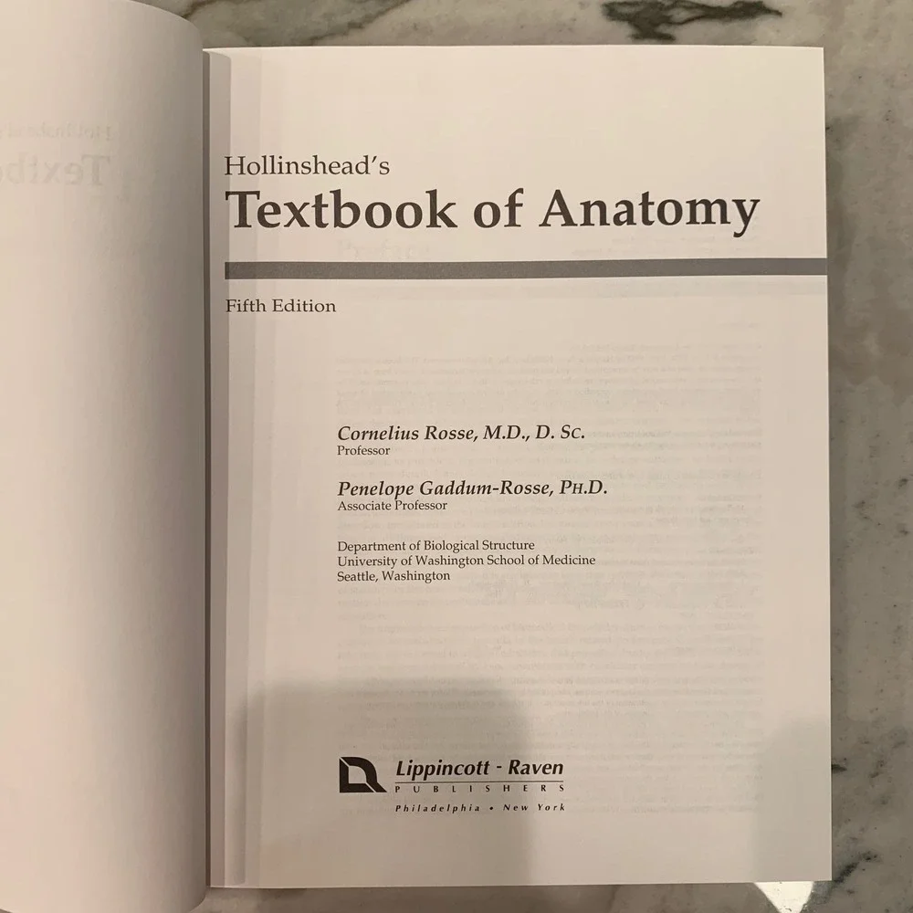 Hollinshead's Textbook‎ of Anatomy 5th Edition (1997) Hardcover